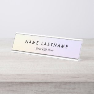 Porte-nom Pour Bureau Logo Commercial Moderne de Promotion