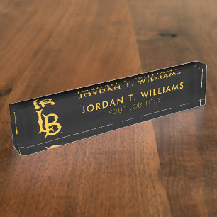 Porte-nom Pour Bureau Logo de Long Beach State