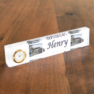 Porte-nom Pour Bureau Logo Henry Name Avec Paddle Steamers,