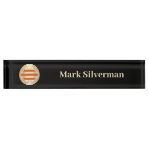 Porte-nom Pour Bureau Logo Nikias