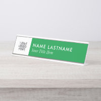 Logo personnalisé Clair Kelly Vert Blanc Minimalis