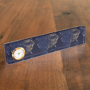 Porte-nom Pour Bureau Lumières de la NASA de l'espace Etats-Unis