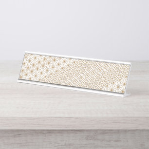 Porte-nom Pour Bureau Luxe