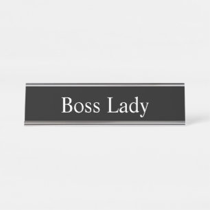 Porte-nom Pour Bureau Madame de patron,