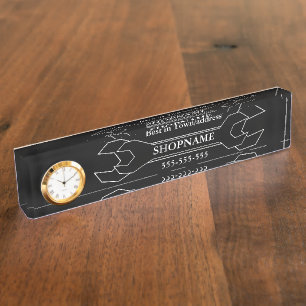 Porte-nom Pour Bureau Magasin mécanique/automatique