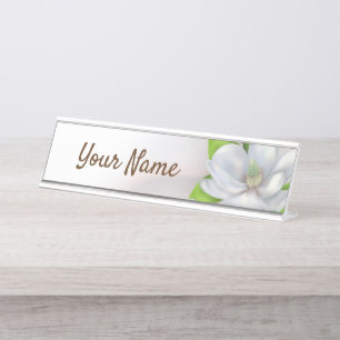 Porte-nom Pour Bureau Magnolia