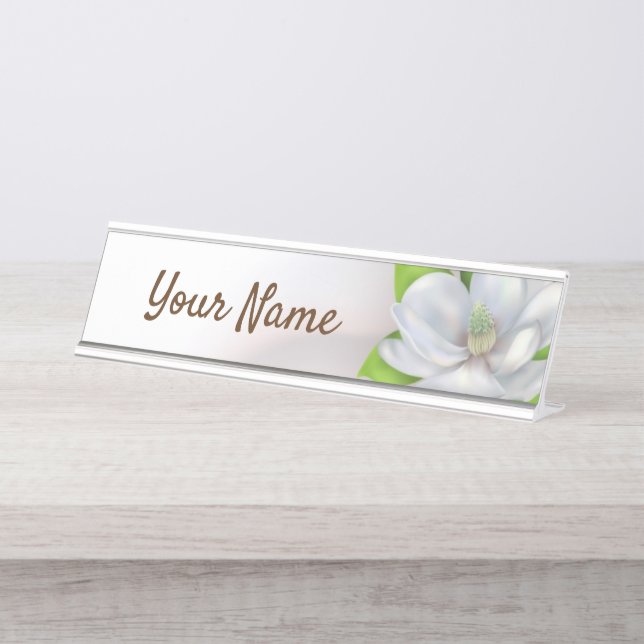 Porte-nom Pour Bureau Magnolia (Devant)
