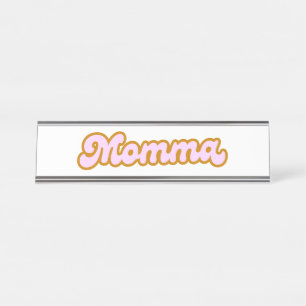 Porte-nom Pour Bureau Maman