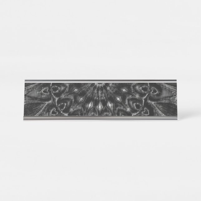 Porte-nom Pour Bureau Mandala (Devant)