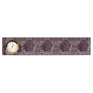 Porte-nom Pour Bureau Mandala de rose