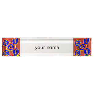Porte-nom Pour Bureau manger, manger