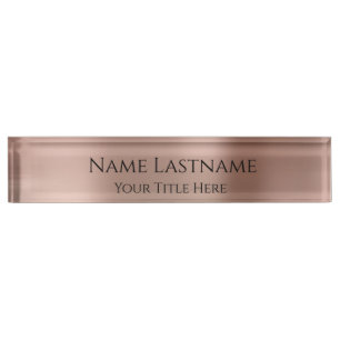 Porte-nom Pour Bureau Maquillage de Lashes Artiste Planificateur d'événe