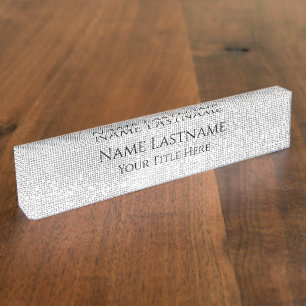 Porte-nom Pour Bureau Maquillage de salon Lash Artiste Planificateur d'