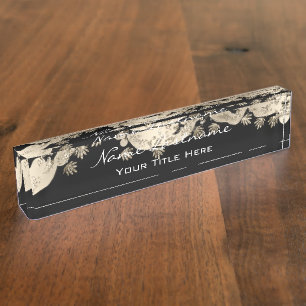 Porte-nom Pour Bureau Maquillage Studio Esthétique Beauté Coiffeur 