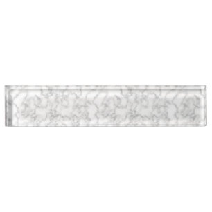 Porte-nom Pour Bureau Marbre blanc gris marbré Arrière - plan Motif en