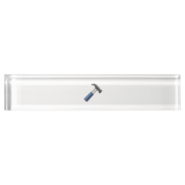 Porte-nom Pour Bureau Marteau (Devant)