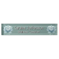 Mindfulness Wellness Consultant Zen Lotus Turquois