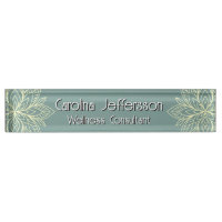 Mindfulness Wellness Consultant Zen Lotus Turquois