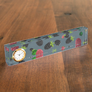 Porte-nom Pour Bureau Modèle framboise 2