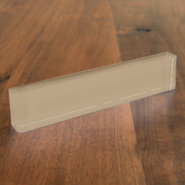 Porte-nom Pour Bureau Modern Coffee Desk Nameplate – Customizable (Taille)