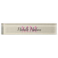 Monogramme Moderne Calligraphie Nom Initiales