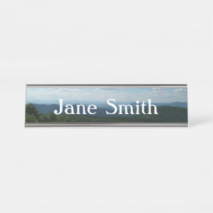 Porte-nom Pour Bureau Montagnes Appalaches II Shenandoah