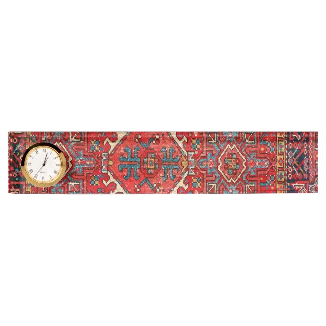 Porte-nom Pour Bureau Moquette turque antique (Devant)
