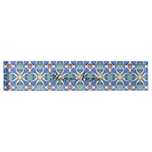 Porte-nom Pour Bureau Motif bleu Thunder_Cove de coeurs de mandala