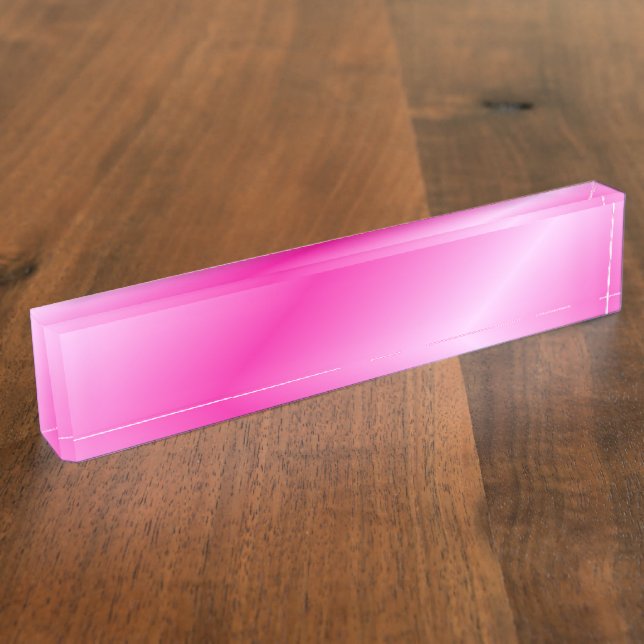 Porte-nom Pour Bureau motif de couleur brillante (Taille)