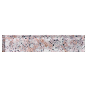 Porte-nom Pour Bureau Motif de granit