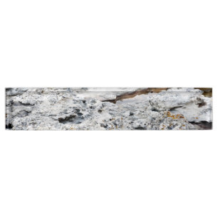 Porte-nom Pour Bureau Motif de roches de mer