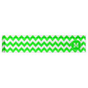 Porte-nom Pour Bureau Motif de Zigzag de la chaux monogramme