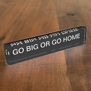 Porte-nom Pour Bureau Motivation amusante du bureau
