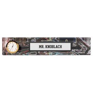 Porte-nom Pour Bureau Mouvement mécanique avec personnalisation