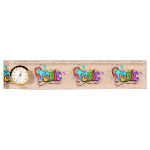 Porte-nom Pour Bureau Musique
