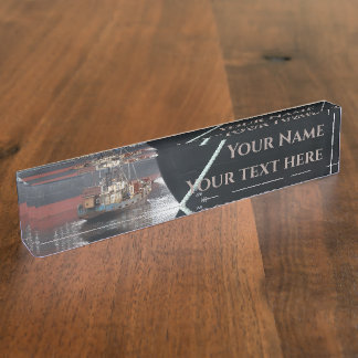 Porte-nom Pour Bureau Navires