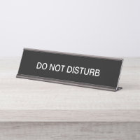 Ne touchez pas à l'avis d'intimité de bureau