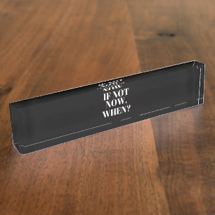 Porte-nom Pour Bureau Nom de la pensée avancée Signer pour le bureau