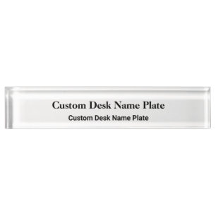 Porte-nom Pour Bureau Nom du bureau personnalisé/Créez votre propre modè