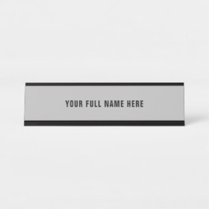 Porte-nom Pour Bureau Nom du bureau personnalisé Placez vos couleurs et