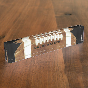 Porte-nom Pour Bureau Nom personnalisé du football
