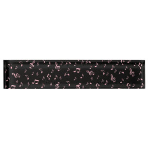 Porte-nom Pour Bureau note, musique, couleur, coloré + motif, maison