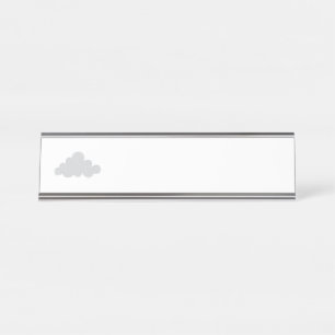 Porte-nom Pour Bureau Nuage de Fluffy