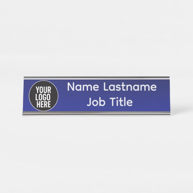 Porte-nom Pour Bureau Office Desk Name Plate (Devant)