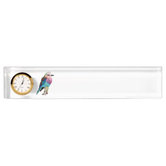 Porte-nom Pour Bureau Oiseau lilas de rouleau de Breasted