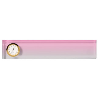 Porte-nom Pour Bureau Ombre rose et gris