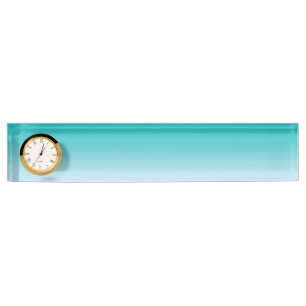 Porte-nom Pour Bureau Ombre turquoise