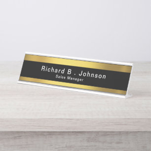 Porte-nom Pour Bureau Ordinateur de bureau de cadeaux de classe Affaires
