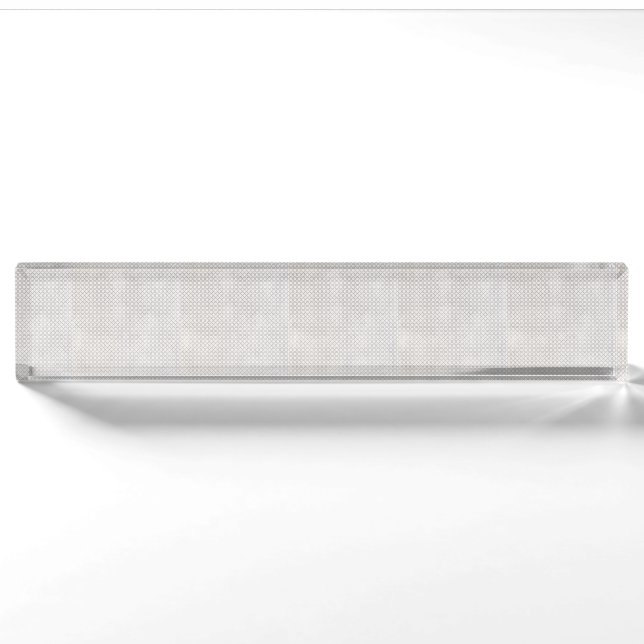 Porte-nom Pour Bureau Ornement arabesque élégant (Devant)