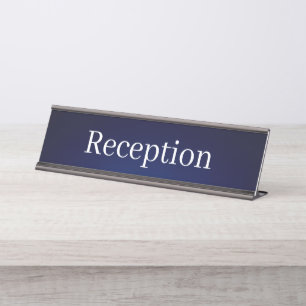 Porte-nom Pour Bureau Panneau de nom du comptoir de réception